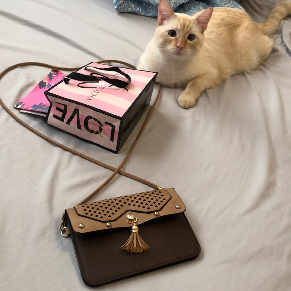 Adorable shoulder tote!!! (Cat not included)